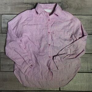 Pink Striped Kids Blouse